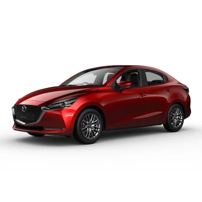 Mazda 2 Sedan Red